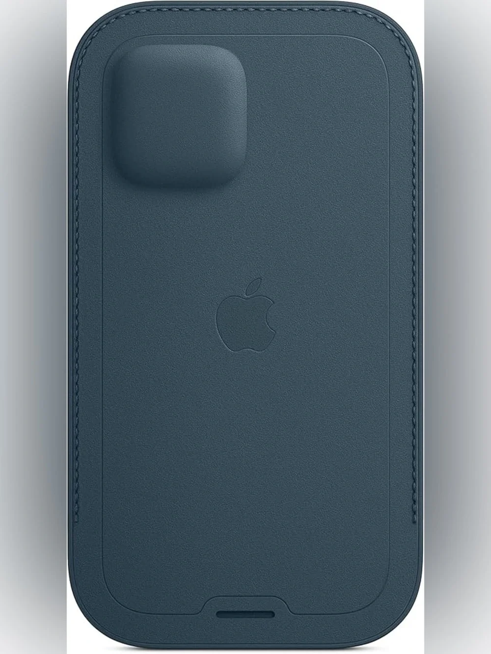 Apple iPhone 12 and 12 Pro Leather Sleeve with MagSafe - Baltic Blue
